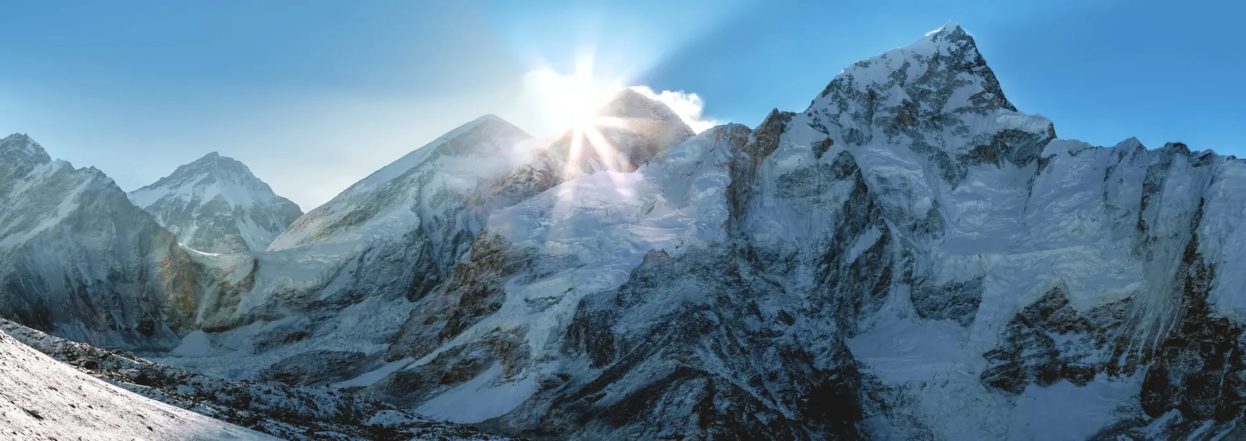 Mount Everest at sunrise