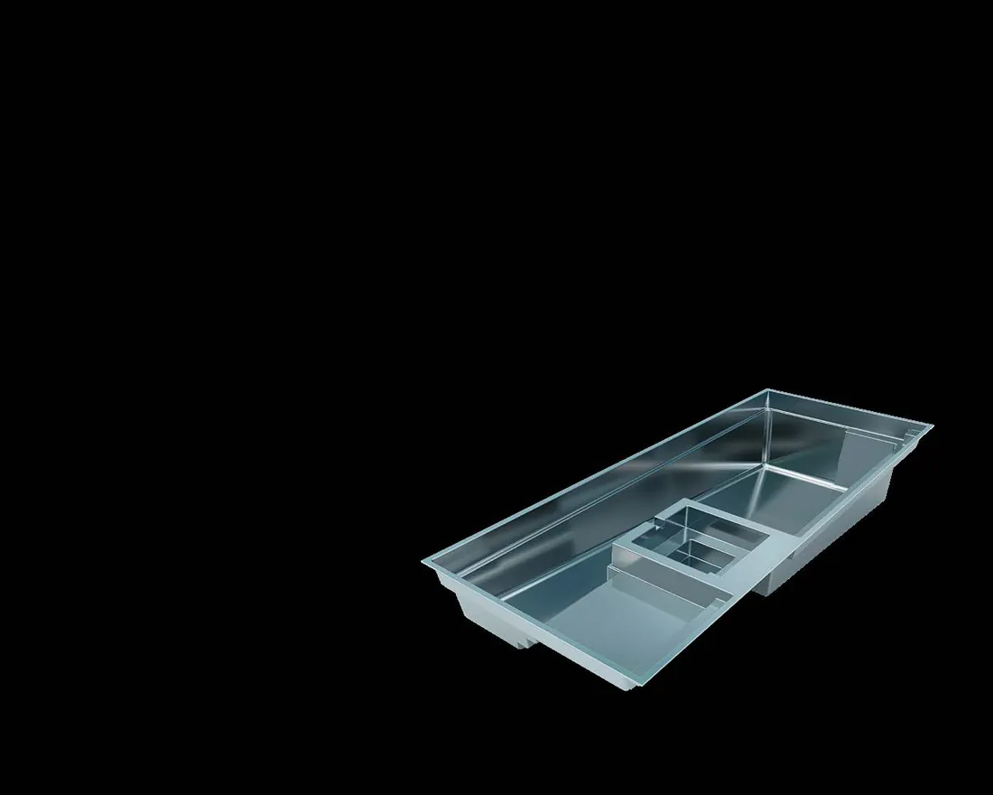 The Sacred fiberglass shell, 3D render