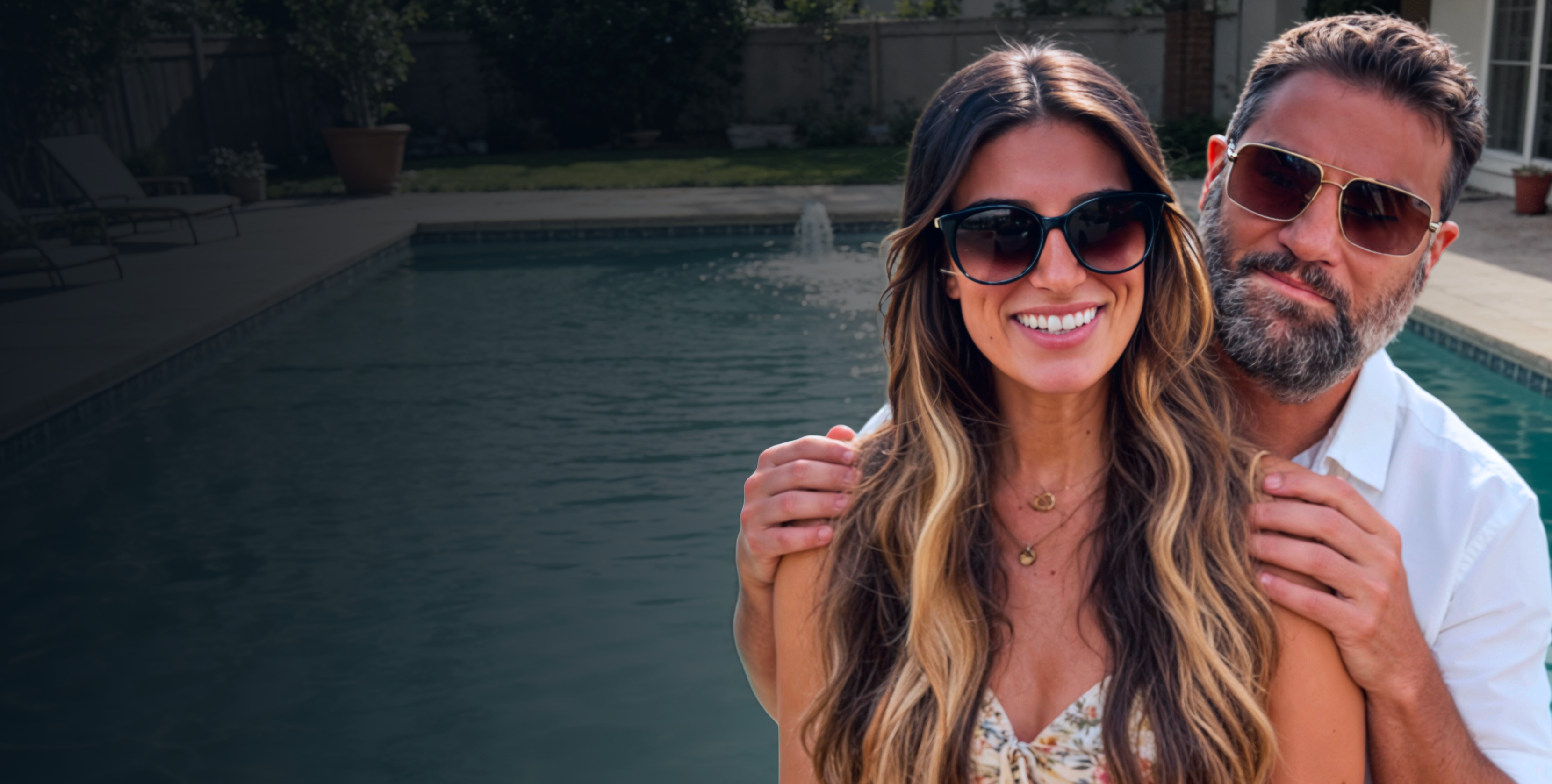 Tiffany and Andrew, founders of All Pro Pools