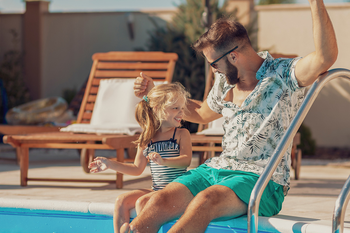 Beautiful backyard pool